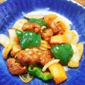YCHキッチン's cooksnap of when they made 大豆肉のヘルシー酢豚.