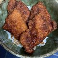 まゆpiyo's cooksnap of when they made ガッツリ食べたい！敦賀のソースカツ丼♡.