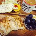choco831's cooksnap of when they made 簡単☆蜂蜜とクリームチーズのホットサンド.