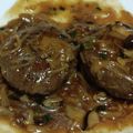 ☆ひぃひぃ☆'s cooksnap of when they made ☆簡単に☆きのこ照り焼きハンバーグ☆.