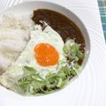 chi−ちゃん's cooksnap of when they made ＊こんなのどう？カレーに目玉焼きと長葱＊.