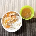 sAix59's cooksnap of when they made 離乳食後期★鶏ささみと野菜たっぷり親子丼.