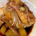ちょこぼえ☆'s cooksnap of when they made 鯛のあら炊き簡単☆大根煮.