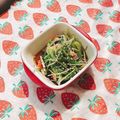 あやちん０８１６'s cooksnap of when they made 水菜とカニかまのおひたし.