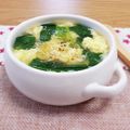 Yukiまむ's cooksnap of when they made ほうれん草とたまごの簡単中華スープ.
