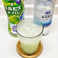 にきけん's cooksnap of when they made カルピス完熟メロンで夏〜炭酸シュワ〜♬.