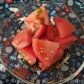 ☆hikonyan☆'s cooksnap of when they made めんつゆで簡単！トマトのさっぱりサラダ.