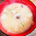 kinniko's cooksnap of when they made 切干大根と揚玉の味噌汁★やさしい味です.