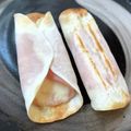 みっちみるき's cooksnap of when they made 材料3つde簡単！パリパリハムチーズ餃子.