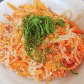 クックEZM16F☆'s cooksnap of when they made 青森の郷土料理を自宅で☆にんじんの子和え.