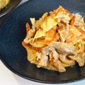 ajyuly's cooksnap of when they made 豚肉とキャベツのピリ辛マヨーグルト炒め.