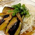 moco☆maru's cooksnap of when they made 揚げなすとトロロ★冷やしうどん.
