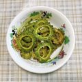 なかゆか☻'s cooksnap of when they made 緑のカーテンで♪ゴーヤチップス.