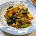 ☆すぬぴっぴ☆'s cooksnap of when they made 厚揚げと豚肉の小松菜キムチ炒め☆.