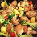 幸バナナ's cooksnap of when they made 鶏と茄子の☆簡単☆中華ネギソース炒め☆.