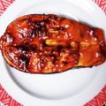 masa_san's cooksnap of when they made ＊ちょっとヘルシーに♪米茄子の味噌田楽＊.