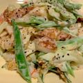 tanachan♡'s cooksnap of when they made ささげ豆ときゅうりとカニカマのサラダ.