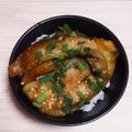 アクセル☆'s cooksnap of when they made なす蒲焼き丼　簡単レンジ３分+焼き　　　.