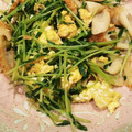 ぽよぽよちぃ's cooksnap of when they made 豆苗とちくわの玉子炒め♪.