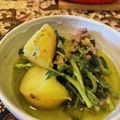 さびさびにゃんこ's cooksnap of when they made モロヘイヤとじゃがいものアヒージョ.