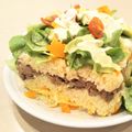 イエローバード's cooksnap of when they made パーティーに☆牛肉のサラダケーキ寿司.