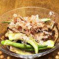 Yuuumiko's cooksnap of when they made 電子レンジで作る◎茄子とオクラの煮びたし.