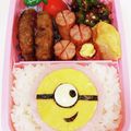 めいめい☆☆☆'s cooksnap of when they made 運動会！賑やかお弁当ミニオンキャラ弁♪.
