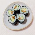 まあまま☆0403's cooksnap of when they made 納豆巻き寿司.
