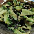 チェロりん's cooksnap of when they made ☆ごま油香るゴーヤの塩昆布和え☆.