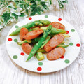 Satoco❋'s cooksnap of when they made *アスパラとウインナー のマヨ炒め*.