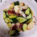 ♡のんちゃ♡♡'s cooksnap of when they made 簡単☆たこときゅうりの中華サラダ.
