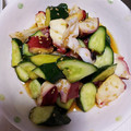♡のんちゃ♡♡'s cooksnap of when they made 簡単☆たこときゅうりの中華サラダ.