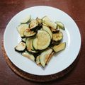 G_Yossan's cooksnap of when they made ズッキーニ　粉チーズ焼き.