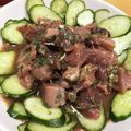 RINクック's cooksnap of when they made 秒で仕込める鰹のたたき♡だしぽん漬け♡.