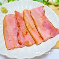 結真は道産子♪'s cooksnap of when they made ブロックベーコンのステーキ　～山葵で.