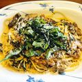 さすらい's cooksnap of when they made たっぷりきのこと紫蘇納豆のパスタ.