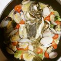 あんこだよ。's cooksnap of when they made 超本格なのに簡単☆アクアパッツァ.