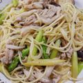 山本さん家's cooksnap of when they made 豚肉と野菜の柚子胡椒パスタ.