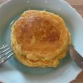 miy23feb's cooksnap of when they made 余ったプリンでパンケーキ.