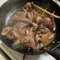 ＋SUN3's cooksnap of when they made 下処理不要！串焼き鶏レバー★タレ味で★.