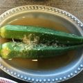 R2016's cooksnap of when they made さっぱり！おくらのめんつゆ夏浸し.