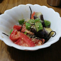 ramieru's cooksnap of when they made ナスとトマトの塩昆布和え.