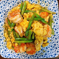 HikariNMY's cooksnap of when they made 美味♡海老とアスパラの卵炒め.