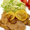 ひなまなここのはは's cooksnap of when they made 豚ロース✿甘酸っぱいレモンソース.