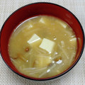 ほか弁ママ's cooksnap of when they made なめことえのきのお味噌汁☆.