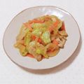 まあまま☆0403's cooksnap of when they made 豚肉(お肉)と野菜めんつゆカレー炒め.