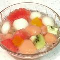 ChunChun☆≡'s cooksnap of when they made 砂糖不使用☆すいか白玉.