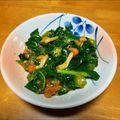 かしゅみん♡'s cooksnap of when they made モロヘイヤとなめこのおひたし✽梅風味.