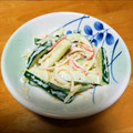 かしゅみん♡'s cooksnap of when they made きゅうりともやしとカニカマのマヨ和え.