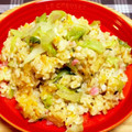 クックみゅーみゅー's cooksnap of when they made 【冷凍炒飯アレンジ】簡単レタス炒飯.
